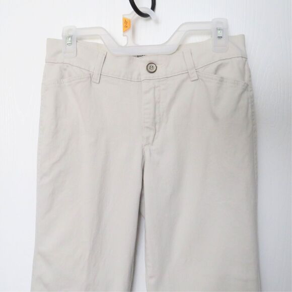 Riders By Lee Jeans Womens Size 8 M Beige Straight Leg Casual or Work Casual - Picture 2 of 12